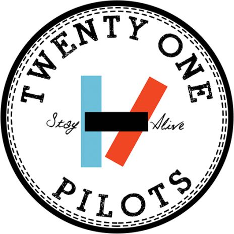 Twenty One Pilots logo font - forum | dafont.com Twenty One Pilots Logo, Pilot Tattoo, Pilots Art, Band Stickers, 21 Pilots, Music Tattoo, Tyler Joseph, Vinyl Paper, Print Decals