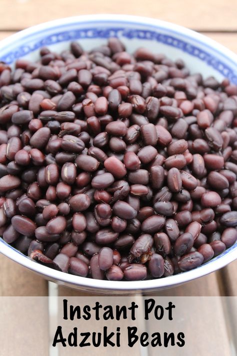 Instant Pot Adzuki Beans Azuki Beans, Navy Bean Instant Pot, Adzuki Bean Recipes Instant Pot, Azuki Beans Instant Pot, Anasazi Beans Recipes Instant Pot, Adzuki Bean Recipe, Azuki Bean, Adzuki Beans, Red Bean Paste