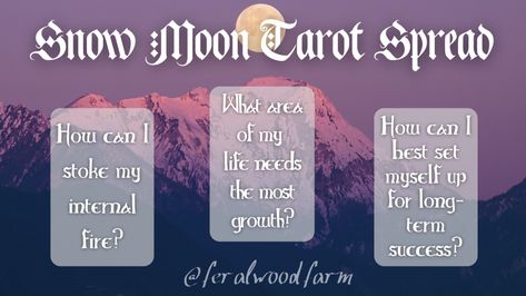 February Full Moon, Snow Moon, Alternative Names, Astral Travel, Rose Trees, Shadow Work, Tarot Spreads, Book Of Shadows, Little Sisters