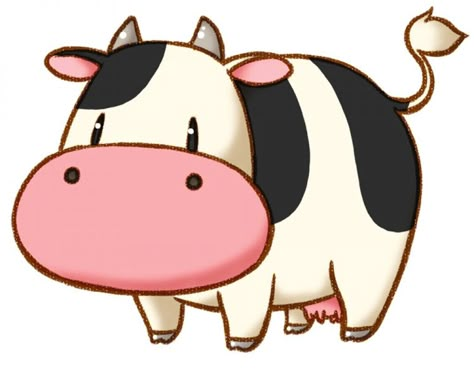 harvest moon cow Harvest Moon Ds, Harvest Moon Game, Animal Parade, Rune Factory, Art Kawaii, Cow Art, Harvest Moon, Kawaii Doodles, Cute Easy Drawings