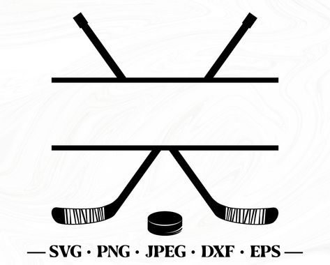 Hockey Svg Files Free, Hockey Svg, Hockey Birthday, Designs For Cricut, Svg Monogram, Address List, Hockey Sticks, Buy Pictures, Hockey Stick