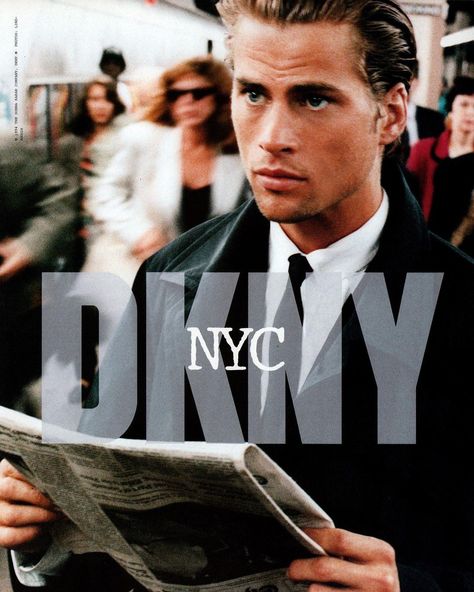 Scanned Fashion World on Instagram: “(Scanned Ad Campaigns) Ad Campaign: #DKNY FW 1994 Model: #MarkVanderloo Photographer: #PeterLindbergh Scanned from L’uomo Vogue September…” Mark Vanderloo, 90s Models, Peter Lindbergh, Ad Campaigns, Fashion World, Ad Campaign, Instagram Accounts, Male Models, Beautiful People