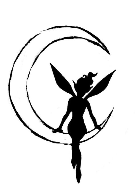 17 best ideas about Fairy Tattoo Designs on Pinterest | Fairies ... Fairy Signs, Sun Silhouette, Petit Tattoo, Fairy Silhouette, Fairy Tattoo Designs, Moon Silhouette, Fairy Drawings, Moon Fairy, Silhouette Tattoos