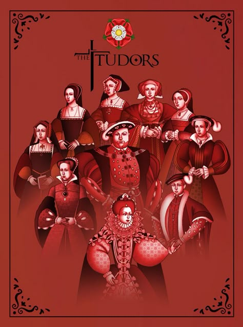 The Tudors Fan Art, Royal History Aesthetic, The Tudors Aesthetic, Tudors Aesthetic, Tudor Aesthetic, Six Wives Of Henry Viii, Wives Of Henry Viii, History Queen, Royal Family Trees