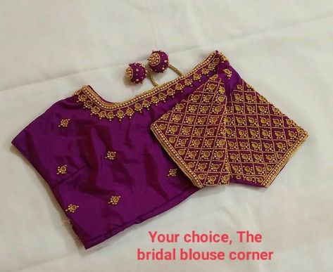 Elbow Sleeve Rs. 2700 - 3000 Diwali Flowers, Silk Saree Blouse Designs Patterns, Blouse Designs Catalogue, Aari Blouse, Traditional Blouse Designs, Latest Model Blouse Designs, Cutwork Blouse Designs, Blouse Embroidery, Blouse Design Images