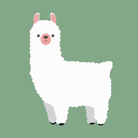 Cute happiness llama Llama Cartoon Drawing, Llama Illustration Art, Cute Llama Drawing, Lama Cartoon, Lama Drawing, Lama Painting, Alpaca Illustration, Llama Cartoon, Alpaca Cartoon