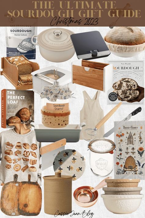 This sourdough gift guide has over 25 fantastically useful gifts for the sourdough lover in your life for Christmas 2023! Cafe Refrigerator, Ge Cafe, Creative Easter Baskets, Fancy Dishes, Moon Canvas, Proofing Baskets, Gifts For A Baker, Bread Baker, Vintage Inspired Decor