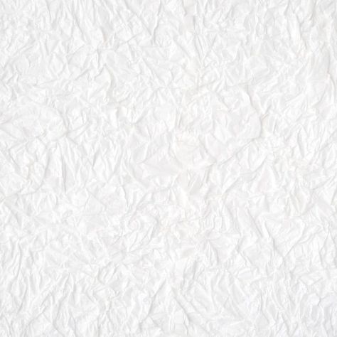 Paper Crumpled, Crushed Paper, White Mulberry, Crumpled Paper, Mulberry Paper, Paper Background Texture, White Aesthetic, Premium Photo, Paper Texture