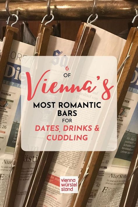 If you’re looking for a place that has the setting for some romantic happenings, here’s a list of bars in Vienna that are more romantic than asking your date to come around to your place and surprising them by greeting them at the door, butt naked. Ok, that’s not romantic at all, but these bars are: Vienna Guide, Vienna Waits For You, Christmas Markets Europe, Dates, Most Romantic, Vienna, Bar