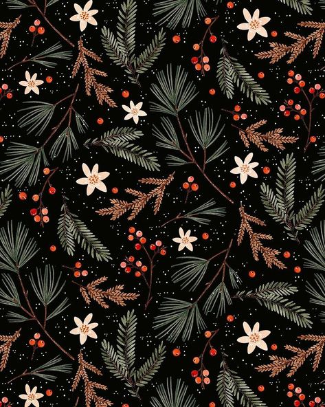 Joannie Houle, Cool Screensavers, Christmas Pattern Background, Cute Fall Wallpaper, Winter Illustration, Apple Watch Wallpaper, Winter Wallpaper, Digital Art Design, Free Graphics