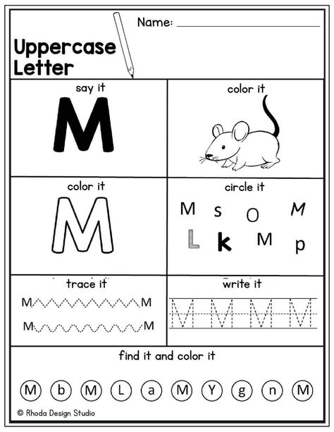 Letter M Coloring Pages Letter M Writing Practice, Letter M Tracing For Preschool, Letter Mm Worksheets, Letter M Worksheets For Preschool, Letter M Activities For Preschool, Letter M Worksheet, Letter M Printable, M Coloring Pages, Letter M Crafts