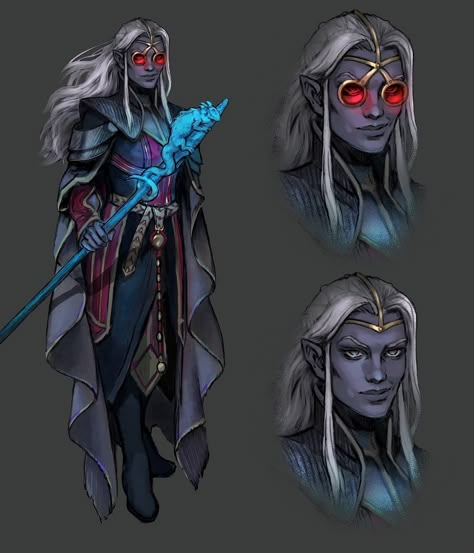 Drow Male, Elf Wizard, Random Idea, Pathfinder 2e, Dnd Inspiration, Dark Elves, Elf Characters, Character Artwork, Fantasy Stuff