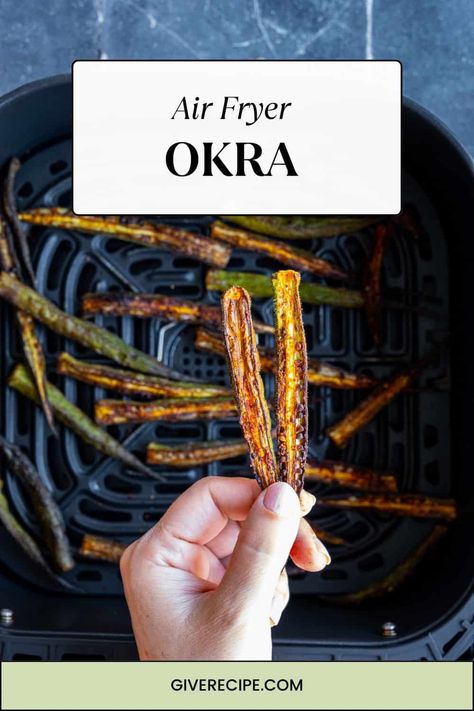 Get crispy okra with no fuss! This air fryer recipe makes it quick and easy. Perfect for a healthy, crunchy snack. Air Fryer Okra, Crispy Okra, Turkish Dishes, Air Fryer Recipe, Crunchy Snack, Culinary School, Weird Food, Turkish Recipes, Okra