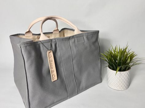 Plain canvas tote bag