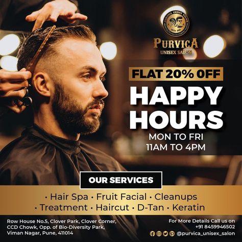 We Purvica Unisex 💇💇‍ Salon provide different kind of services related to your skin, hair problems. For more information call us on: 📞📞8459946502 #salon #beauty #beautyservices #PurvicaUnisexSalon #UnisexSalon #UnisexSaloninPune Saloon Creative Ads, Hair Salon Creative Ads, Unisex Salon Poster Design, Salon Poster Ideas, Barber Design, Face Makeover, Beauty Salon Marketing, Mens Hair Salon, Hair Salon Marketing