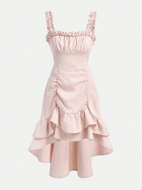 Dress Pink Outfit, Pink Outfits Dress, Pale Pink Dresses, Dress For Teens, Cute Clothes Pink, Teen Clothing, Cheap Pink H&m Dresses, Teen Dresses, Baby Pink Dress