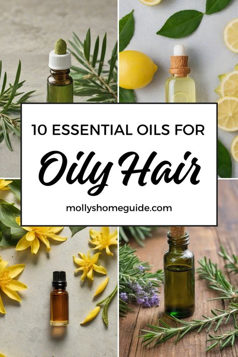 Are you looking for natural remedies to control oily hair? Discover the benefits of essential oils like Peppermint, Lavender, Rosemary, and Cedarwood. These oils can help balance sebum production and promote healthy hair growth. Try making your own DIY dry shampoo spray to keep your hair feeling fresh between washes. Say goodbye to oily roots with these herbal remedies! If you're struggling with hair loss or frizz, consider incorporating anti-frizz serum into your routine. Oils For Oily Hair, Dry Shampoo Spray, Oily Roots, Benefits Of Essential Oils, Diy Dry Shampoo, Anti Frizz Hair, Lavender Rosemary, Clary Sage Essential Oil, Ylang Ylang Essential Oil