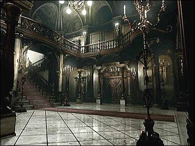 Resident Evil Mansion <3 Gothic Mansion, Dark Castle, Old Mansion, Resident Evil Game, Castles Interior, Old Mansions, Slytherin Aesthetic, Abandoned Mansions, Mansion Interior