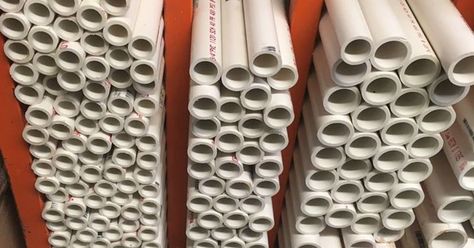 These Are the Coolest PVC Pipe Ideas We've Ever Seen (Honestly) | Hometalk Pvc Pipe Ideas, Buying A Manufactured Home, Pipe Fence, Pvc Fence, Tub Enclosures, Pvc Pipe Crafts, Pvc Pipe Projects, Pvc Projects, Dining Room Hutch