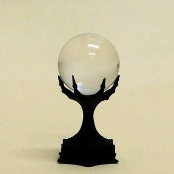 Magical Crystal Ball Crystal Ball Stand, Magical Crystal, Haunted Dollhouse, Crystal Balls, Green Led, Dollhouse Kits, Halloween Wedding, Miniature Dollhouse, Crystal Ball