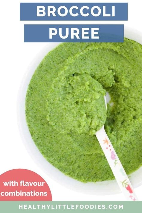 Side Dishes For Kids, Baby Broccoli Recipe, Family Side Dishes, Broccoli Puree, Cook Broccoli, Baby Meal Plan, Baby Food Guide, Pureed Food, How To Cook Broccoli