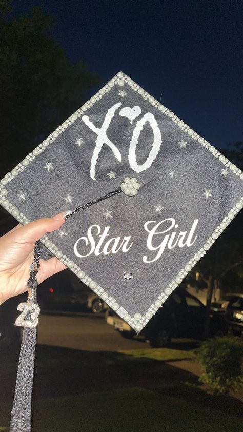 Chrome Hearts Graduation Cap, The Weeknd Graduation Cap Ideas, The Weekend Graduation Cap, Grad Cap Ideas The Weeknd, Cap Decoration Graduation The Weeknd, The Weeknd Cap Decoration, Grad Cap The Weeknd, The Weeknd Grad Cap, Gossip Girl Graduation Cap