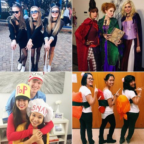 3 of a Kind: 21 Trio Costumes to Wear With Your Best Friends                                                                                                                                                                                 More Costumes For Three People, 21 Trio, 3 People Halloween Costumes, 3 People Costumes, Trio Costumes, Halloween Costumes For Work, Friend Costumes, Bff Halloween Costumes, Trio Halloween Costumes