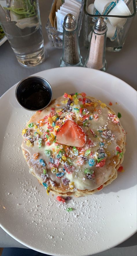 Fruity Pebble Pancakes, Fruit Pebbles, Fruity Pebble, Fruity Pebbles, Pancakes, Fruit, Japan, Quick Saves