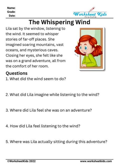 2nd Grade Reading Comprehension: Free Printable Worksheets Free Reading Comprehension Worksheets 2nd Grade, Grade 2 Comprehension Worksheets, 2nd Grade Reading Comprehension Worksheets Free Printable, 3rd Grade Reading Comprehension Free, 2nd Grade Short Stories, Easy Reading For Kids, Comprehension For Grade 2, 2nd Grade Reading Comprehension Worksheets, 4th Grade Reading Worksheets