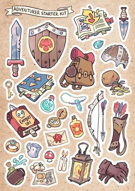 Character Sticker Design, Medieval Traveler, Gremlin Core, Story Crafts, Cartoon Tutorial, Seni Resin, Draw Tutorial, Inktober 2023, Dnd Inspiration