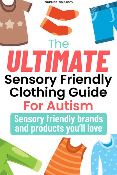 Sensory Sensitive Clothing, Clothing Sensory Issues, Sensory Clothing, Sensory Friendly Clothing, Sensory Friendly Outfits Adults, Tactile Sensitivity, Sensory Disorder, Sensory Diet, Compression Clothing