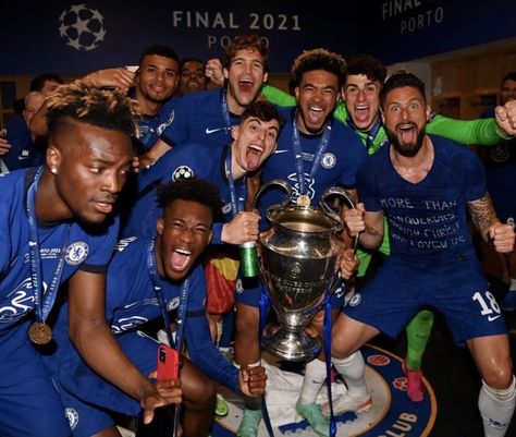 Champions League Party, Chelsea Kit, Chelsea Champions League, Tammy Abraham, Chelsea Team, Chelsea Players, Olivier Giroud, Premier League Champions, Champions League Final