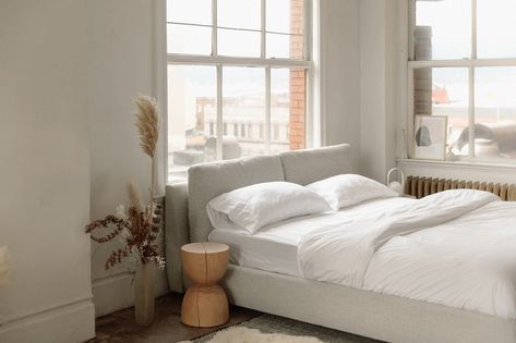 - Cosmopolitan.com Sundays Furniture Cloud Bed, Coffee And Movie, Neutral Bed, Foam Headboard, Boucle Bed, Cloud Bed, Modern Upholstered Beds, Storage Bed Queen, Space Saving Beds