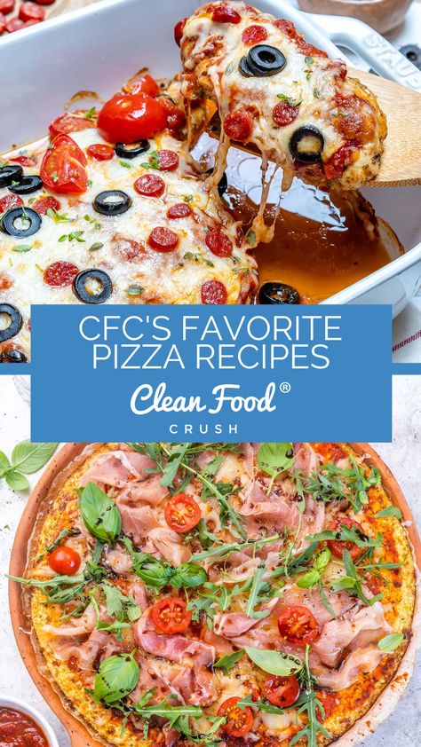 20 of Our Favorite Clean Pizza Recipes! Clean Eating Pizza, Clean Eating Pizza Recipes, Family Dinner Menu, Sitting On The Couch, Clean Eating Recipes For Dinner, Order Pizza, Food Pizza, Clean Food Crush, Healthy Pizza