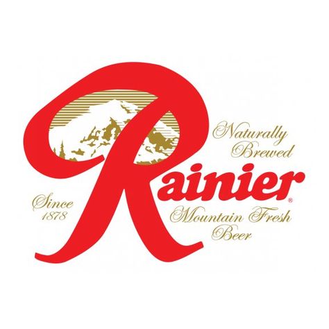 Logo of Rainier Beer Beer Pong Table Designs, Beer Logo Design, Rainier Beer, Sublimation Art, Beer Graphic, Beer Quotes, Beer Pong Tables, Online Logo Design, Beer Logo