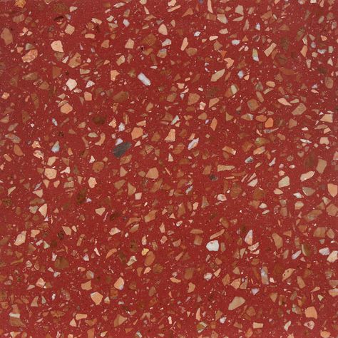 The Red  Terrazzo Red Terrazzo Texture, Terrazzo Texture Seamless, Red Terrazzo, Terazzo Floor, Terrazzo Texture, Dutch East Indies, Red Tiles, Laurel Canyon, East Indies