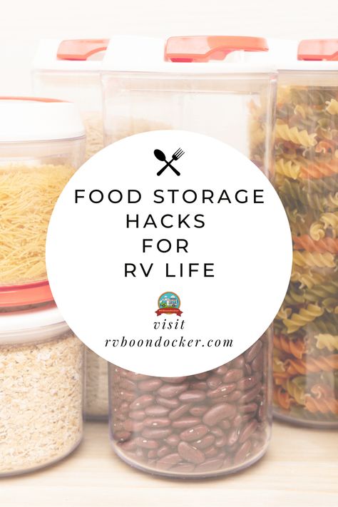 Rv Fruit Storage, Camper Fridge Organization, Rv Food Storage Ideas, Rv Food Ideas, Food Storage Hacks, Diy Storage Building, Rv Food, Food Storage Ideas, Magnetic Spice Tins