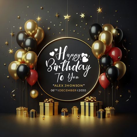 Free Happy Birthday Images, Birthday Dps, Background Happy Birthday, Happy Birthday Background, Happy Birthday Clip Art, Birthday Typography, Happy Birthday Card Design, Birthday Clip, Birthday Banner Template