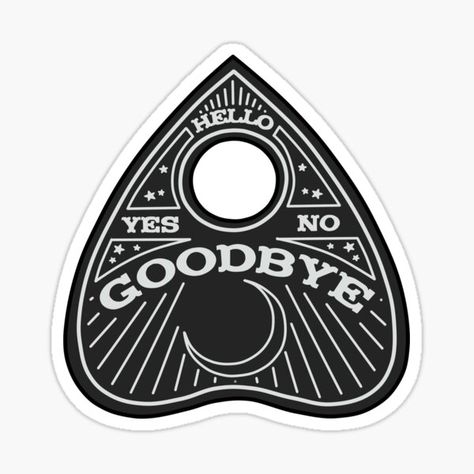 Ouija Planchette, Spooky Stickers, Tumblr Stickers, Stickers Redbubble, Ouija Board, Key Hanger, Stickers For Sale, Halloween Stickers, Hanging Hooks