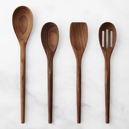 The 10 Best Wooden Spoons of 2022 Stainless Steel Kitchen Tools, William Sonoma, Wooden Kitchen Utensils, Kitchen Tool Set, Slotted Spoon, Slotted Spoons, Cooking Utensils Set, Cooking Spoon, Wood Spoon