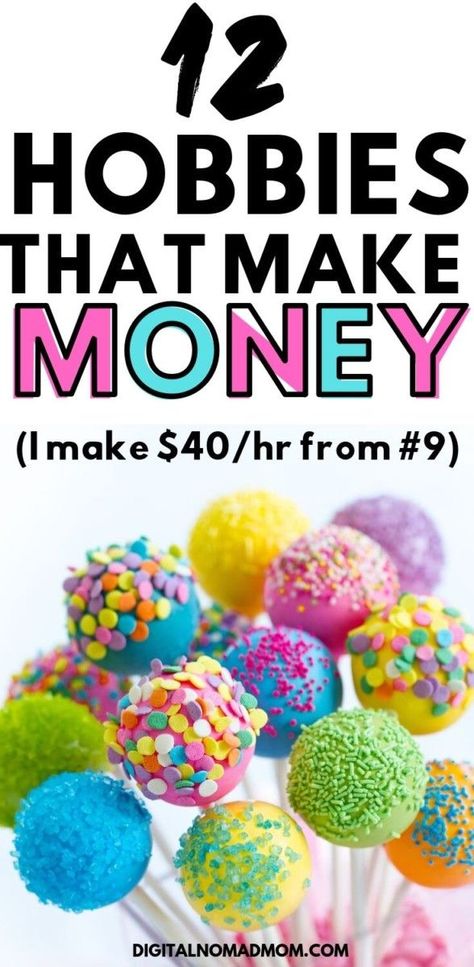 Stay At Home Mom Money Making Ideas, Side Hobbies To Make Money, Creative Hobbies That Make Money, Best Selling Desserts, Mom Hobbies Ideas, Hobbies For Moms At Home, Selling Desserts From Home, Easy Desserts To Sell, Hobbies For Women Over 40