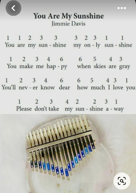 Kalimba Notes Songs, Kalimba Notes Songs Easy, Mini Kalimba, Kalimba Notes, Piano Music With Letters, Piano Worksheets, Beginner Piano Lessons, Disney Song, Drum Notes