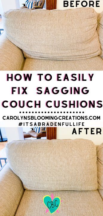 Sofa Repair Ideas, Couch Upcycle, Fix Sagging Couch Cushions, Sagging Couch Cushions, Reupholster Couch Diy, Diy Couch Cushions, Fix Sagging Couch, Reupholster Couch, Couch Repair