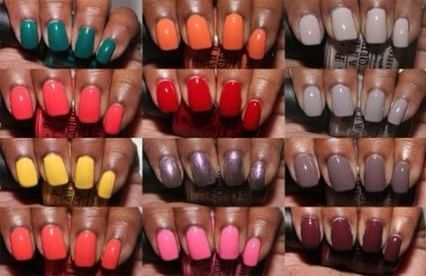 Nail Color For Dark Skin, Dark Skin Nail Polish, Dark Skin Nail Color, New Nail Colors, Fun Nail Colors, Colors For Dark Skin, Spring Nail Colors, Nails Colors, Super Nails