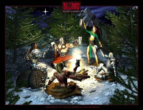 Diablo II Heroes camp in the woods!! Camp In The Woods, Diablo Ii, Camping In The Woods, Old Games, High Fantasy, Cosplay Anime, Pixel Art, Cool Art, Concept Art