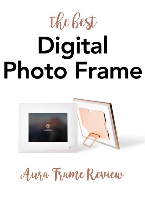 The most beautiful & smart digital photo frame, ever. The Aura digital photo frame is a gorgeous, elegantly designed device. It is the perfect digital picture frame for the tech lover. From beautiful, high-quality pictures to fabulous packaging - read why this maybe the tech Christmas gift you will be giving this holiday season.  via @digitalmomblog Digital Photo Frame Wall Display, Aura Frame, Electronic Photo Frame, Frame For Digital Photo For Family, Best Digital Photo Frame, Tech Christmas Gifts, Aura Photo, Digital Picture Frames, 18th Birthday Decorations