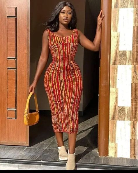 Bodycon Ankara Dress, Wax Dress, Dresses Ankara, Elastic Dress, Stylish Naija, Fitted Gown, Fitted Gowns, African Print Dress Ankara, Ankara Gowns