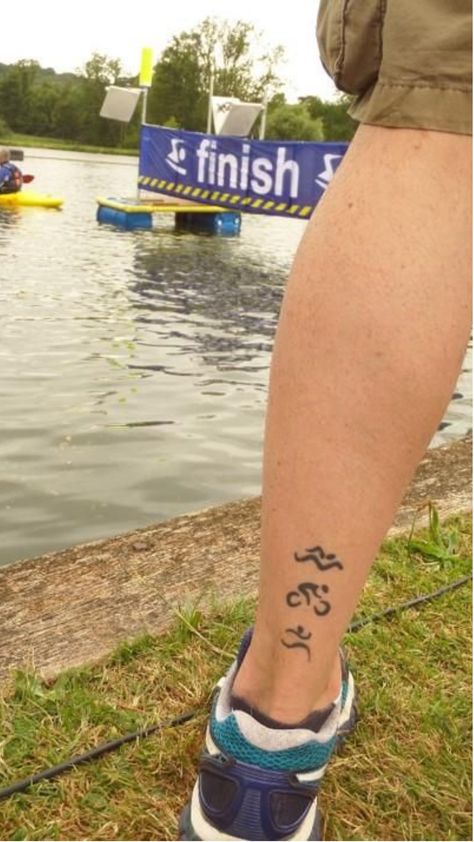 Ironman Triathlon Motivation, Ironman Triathlon Tattoo, Marathon Tattoo, Cycling Tattoo, Triathlon Tattoo, Triathlon Training Plan, Jack Skellington Tattoo, Iron Man Tattoo, Running Tattoo