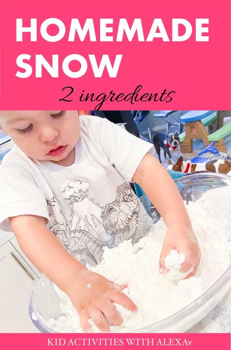 Fake Snow Recipe, Spring Toddler Activities, Winter Toddler Activities, Christmas Toddler Activities, Fall Toddler Activities, Printable Toddler Activities, Diy Toddler Activities, Indoor Toddler Activities, Snow Recipe