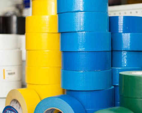 How To Store Tape Rolls, Tape Storage Ideas, Duct Tape Storage, Tape Organization, Tape Organizer, Tape Storage, Diy Tape, Box Tape, Storage Tips